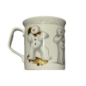 Vintage 1985 Royal Doulton The Snowman Gift Colle Playful Snowman Bone China Mug